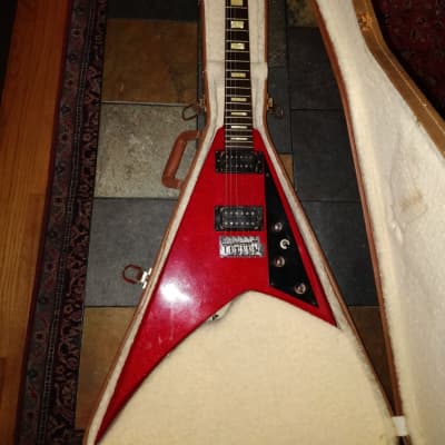 MAKO XK9 80's Flying V Randy Roads Type Candy Apple Red image 17