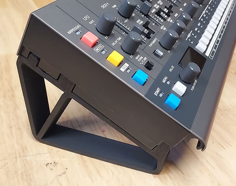 Black Color 30 Degree Angled Custom Made Stands For Roland