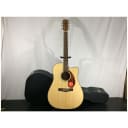 Fender CD-140SCE Dreadnought Acoustic Guitar, Walnut Fingerboard, Natural w/ Case - Return