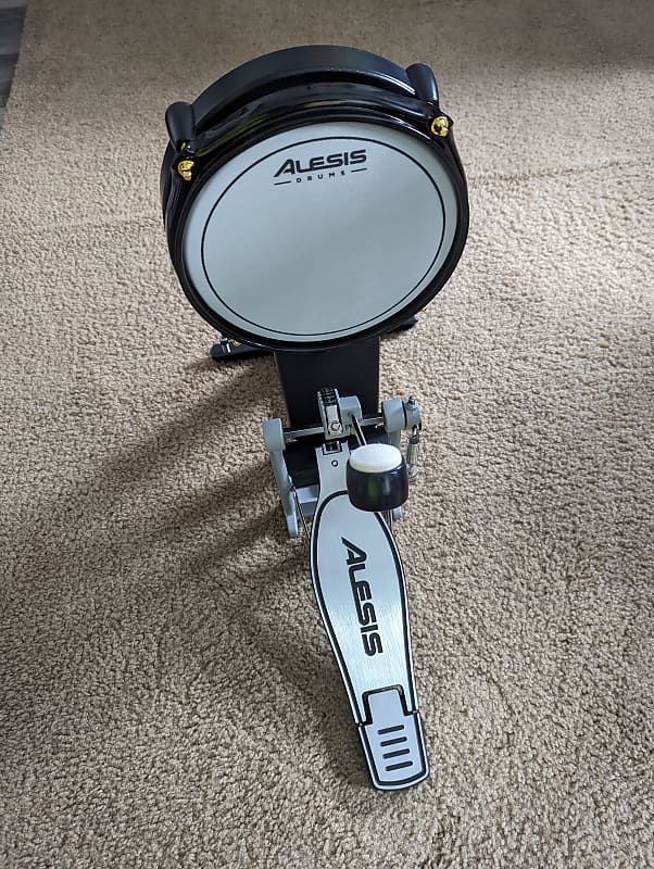 Alesis Command Crimson DM10 8" White Mesh Bass Drum & Pedal Reverb