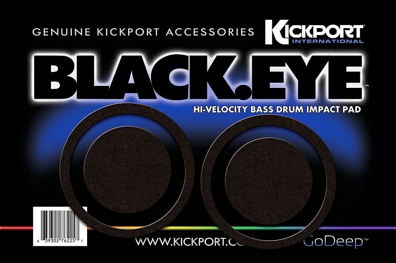 KickPort Black.Eye Bass Drum Impact Pad New / Lot of 4 Reverb