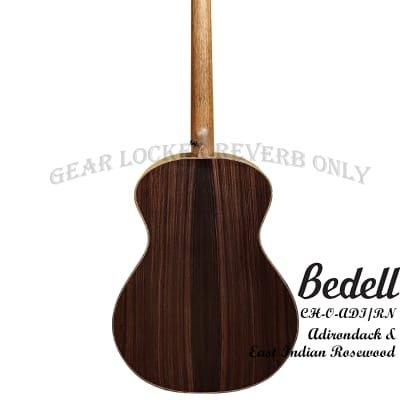 Bedell Coffee House Orchestra Natural Adirondack spruce & Indian rosewood handmade guitar image 4