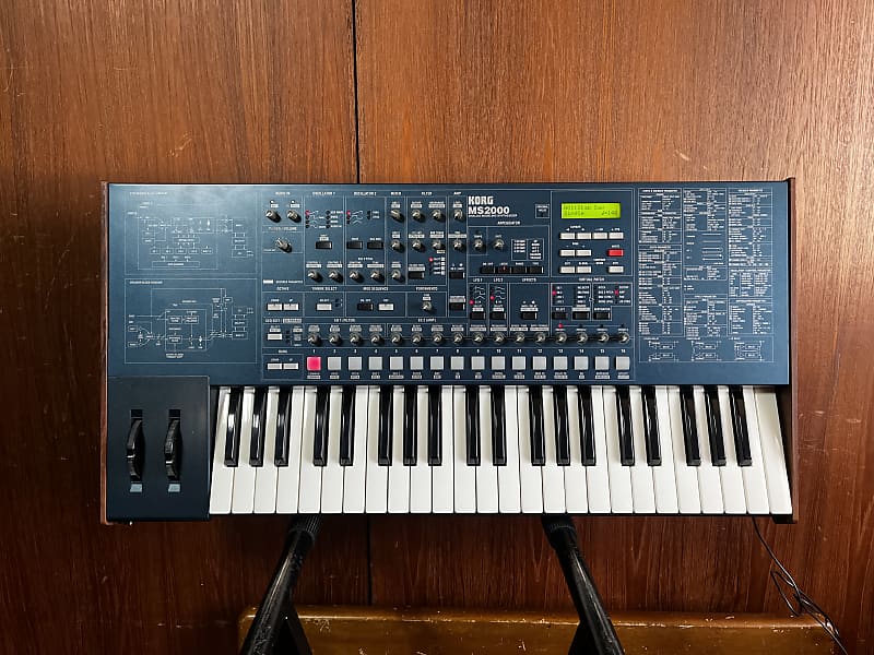 KORG MS2000 Virtual Analog Modeling Synthesizer w/ power supply