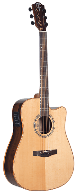 Teton STS160ZICENT Spruce/Ziricote Dreadnought with Electronics Natural image 1