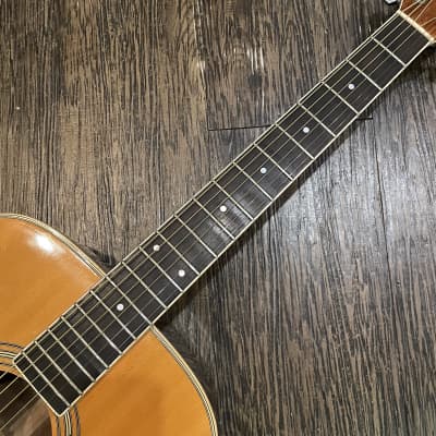 Yamaki YW-25 MIJ Acoustic Guitar Late 1970s Japan Natural - w/ Case image 3