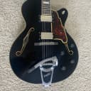 D'Angelico Excel EX-175 Electric Guitar with Bigsby in Black Model DAE175SBKCB