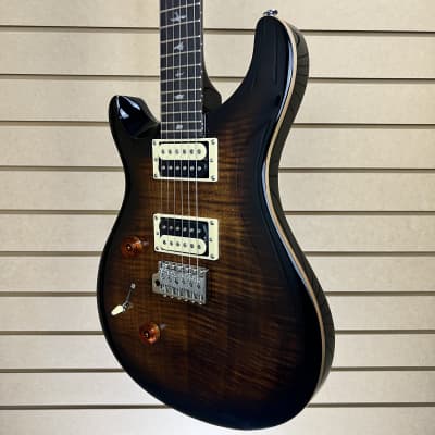 PRS  SE Custom 24 Left-Handed Electric Guitar - Black Gold Burst w/Gig Bag + FREE Shipping #548 image 3