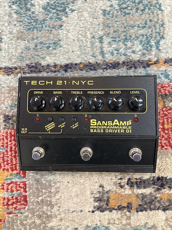 Tech 21 Sansamp Programmable Bass Driver