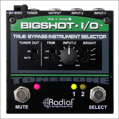 Radial  BIGSHOT I/O True Bypass Selector Switch image 1