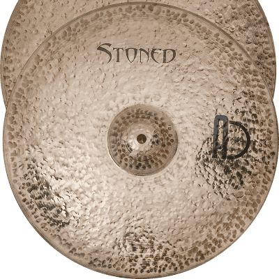 Agean Cymbals 12" Stoned Light Hi-hat image 1