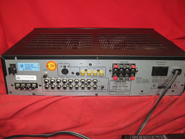 Onkyo TX-84 Quartz Synthesized AM/FM Tuner amplifier | Reverb Onkyo TX-84 Quartz Synthesized AM/FM Tuner amplifier | Reverb