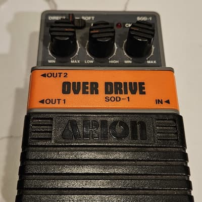 Arion SOD-1 Stereo Overdrive 1980s - Black image 2