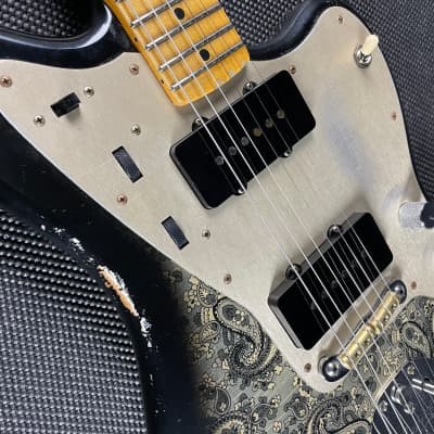 Fender Custom Shop LTD Custom Jazzmaster, Relic- Aged Black Paisley (8lbs 7oz) image 7