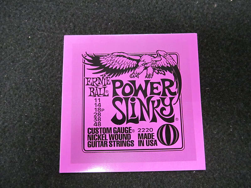Ernie Ball Power Slinky Sticker 4.5" X 4.5" Sticker image 1