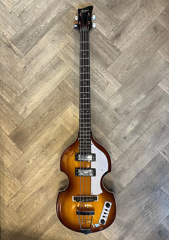 HOFNER IGNITION "CAVERN" VIOLIN BASS SUNBURST | Reverb