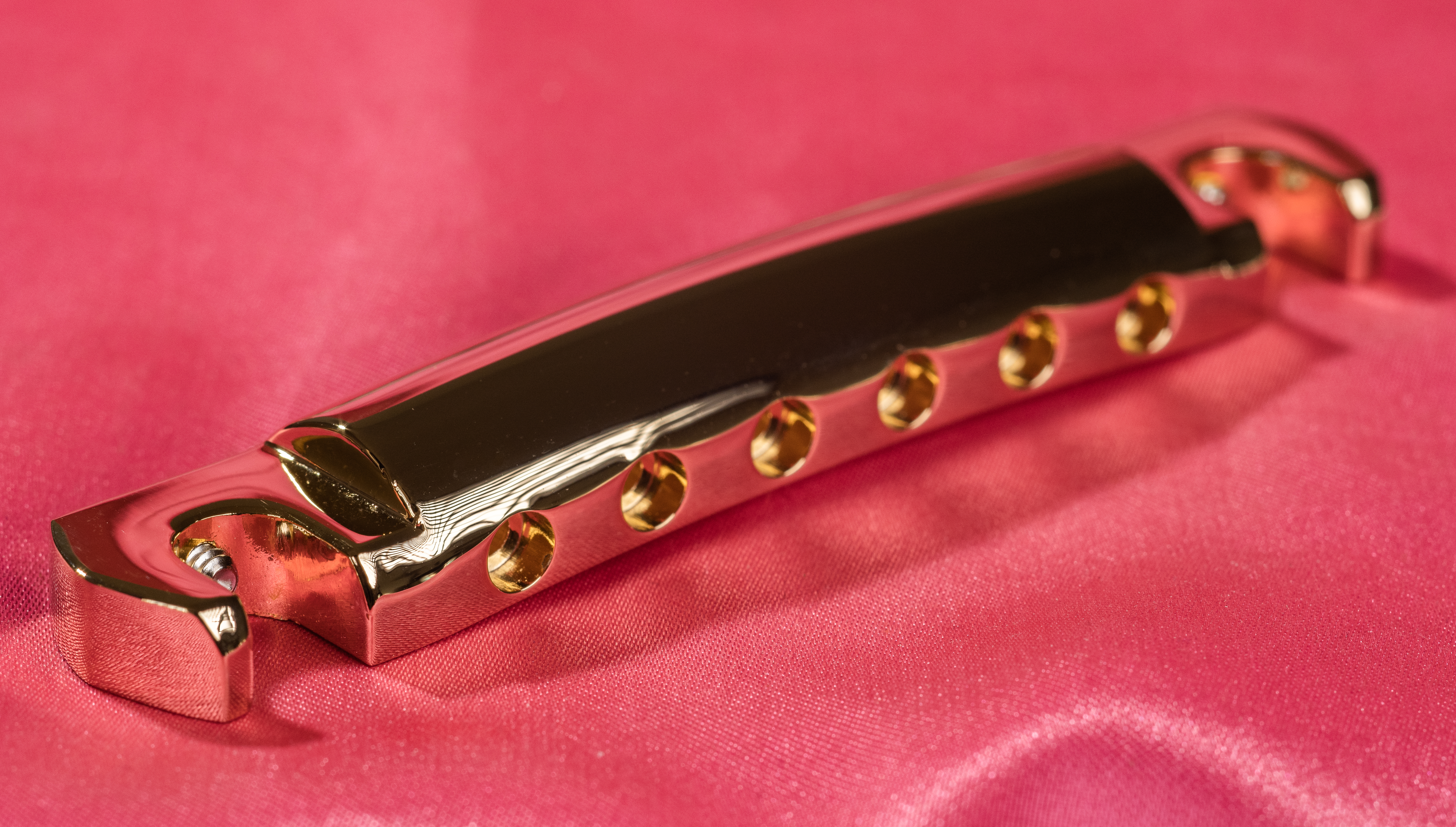 Vintage Spec NOS Lightweight Aluminum Wraparound Tailpiece Gold