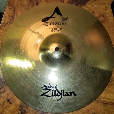 Zildjian 14" A Custom Hi-Hat Cymbals (2007/2006 Pair) image 3