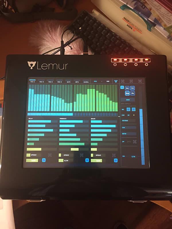 Jazzmutant Lemur Second Version 2007 Reverb
