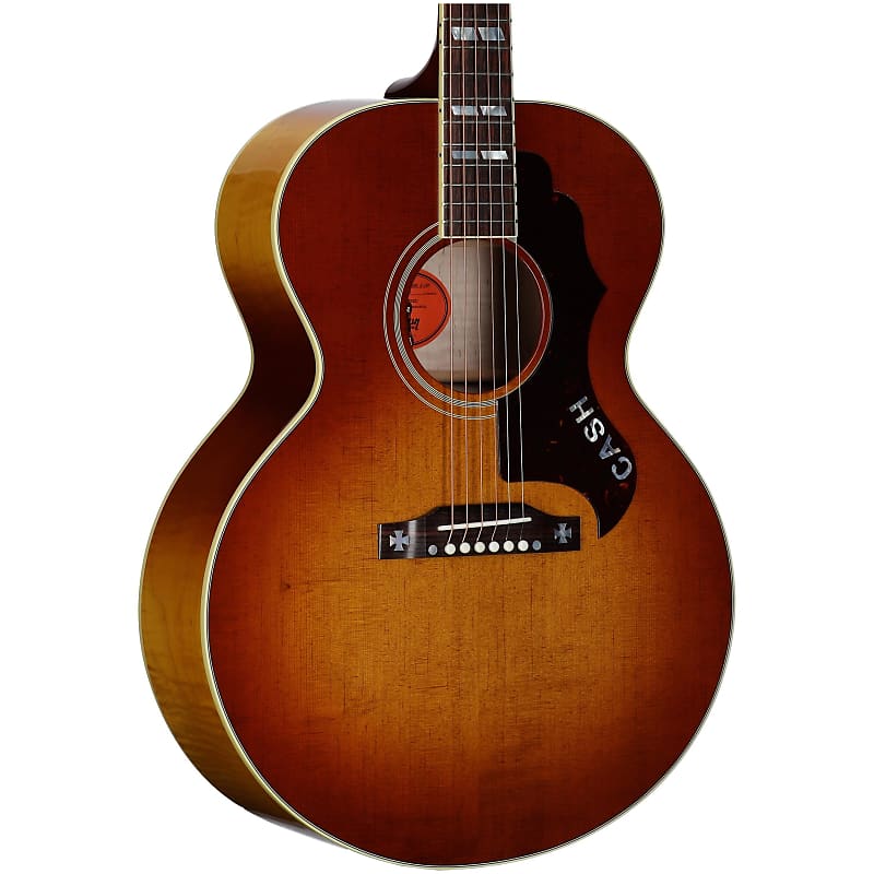 Gibson Limited Edition Custom Shop Rosanne Cash J-185 Jumbo Acoustic-Electric Guitar, Heritage Cherry Sunburst image 1