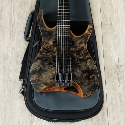 Mayones Hydra Elite 7 - 7-String Guitar, Trans Graphite Satin image 10