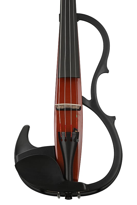 Yamaha Silent Series SV-200 Electric Violin - Brown image 1
