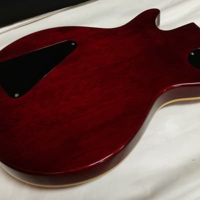 Hamer Monaco Archtop electric guitar - Cherry Sunburst Flame Maple w/ Hard Case image 6