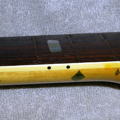Vintage Teisco Custom Ordered Fretless Jazz Bass Copy 1976 Brazilian Rosewood Fingerboard Long Scale Black Rare 1 of a Kind? image 10