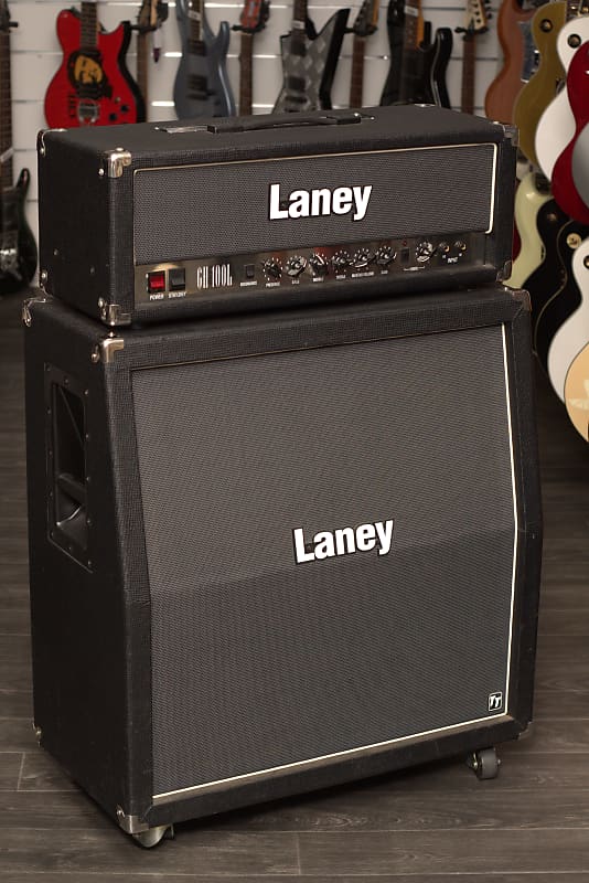 Laney GH100L Single-Channel 100-Watt Tube Guitar Amp Head + Laney laney  TT412A Cabinet