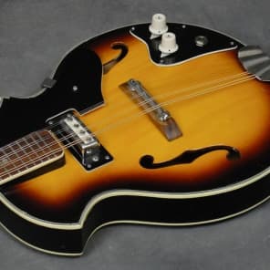 1960's Venetian Electric Mandolin, Bruno Conqueror, Made in Japan w/Gig Bag image 7