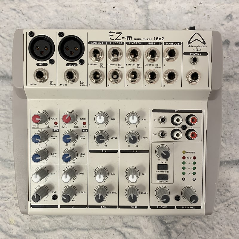 Wharfedale Pro EZm Mini Mixer 16x2 New Old Stock! Reverb