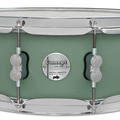 PDP Concept Maple 5.5x14 Snare Drum Satin Seafoam Finish Ply PDCM5514SSSF image 2