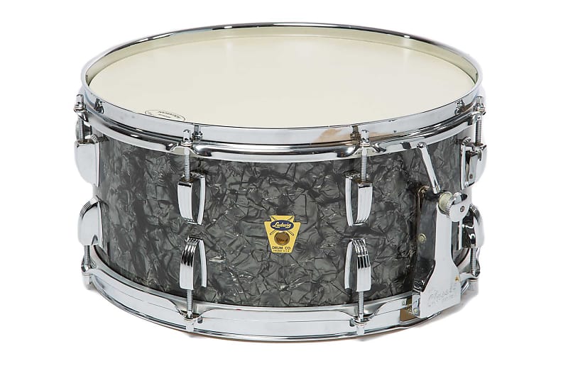 Ludwig No. 902 Symphonic Model 6.5x14" 16-Lug Snare Drum with P-87 Strainer 1958 - 1960 image 2
