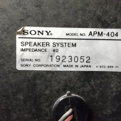 Sony APM 404 Reverb