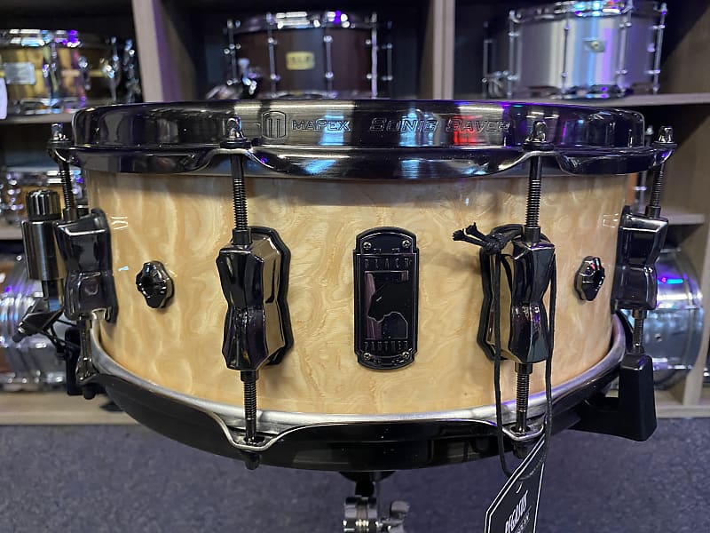 Mapex BPNMW4550LXN Black Panther Pegasus 14x5.5" Maple/Walnut Snare Drum image 1