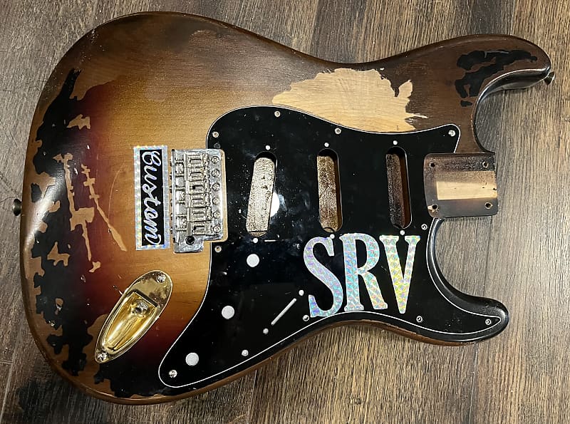 SRV Stevie Ray Vaughan tribute relic Strat Stratocaster