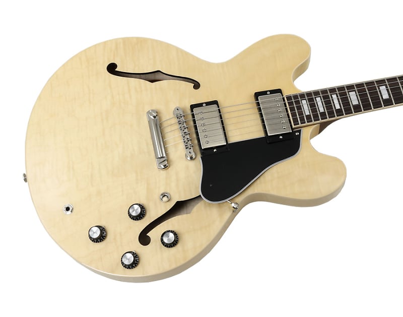 Gibson ES-335 Figured Antique Natural Flame Top 2023 | Reverb