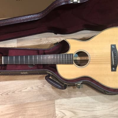 MINT ex demo Terry Pack PLRS parlour guitar,2018  looks like month old, new deluxe case, save £400. image 1
