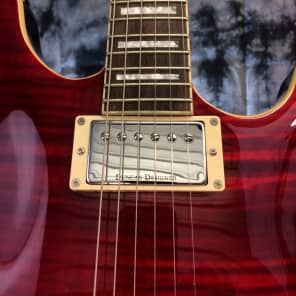 Cort M600 Black Cherry Flame Maple Top w/ HB102 Duncan