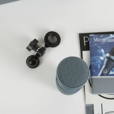 AKG Perception 120 Medium Diaphragm Cardioid Condenser Microphone 2000s - Light Blue - MINT! image 4