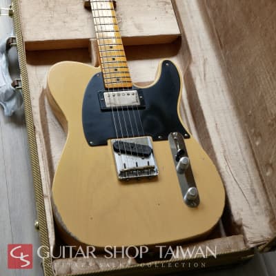 2023 Fender Custom Shop Limited Edition 1951 Telecaster HS Relic Aged-Nocaster Blonde image 4