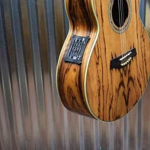 Ibanez EW20ZWENT Exotic Wood Series Zebrawood Acoustic Electric Guitar image 6