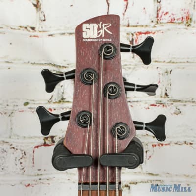 Ibanez SR Standard 5-String Electric Bass - LH, Brown Mahogany image 5