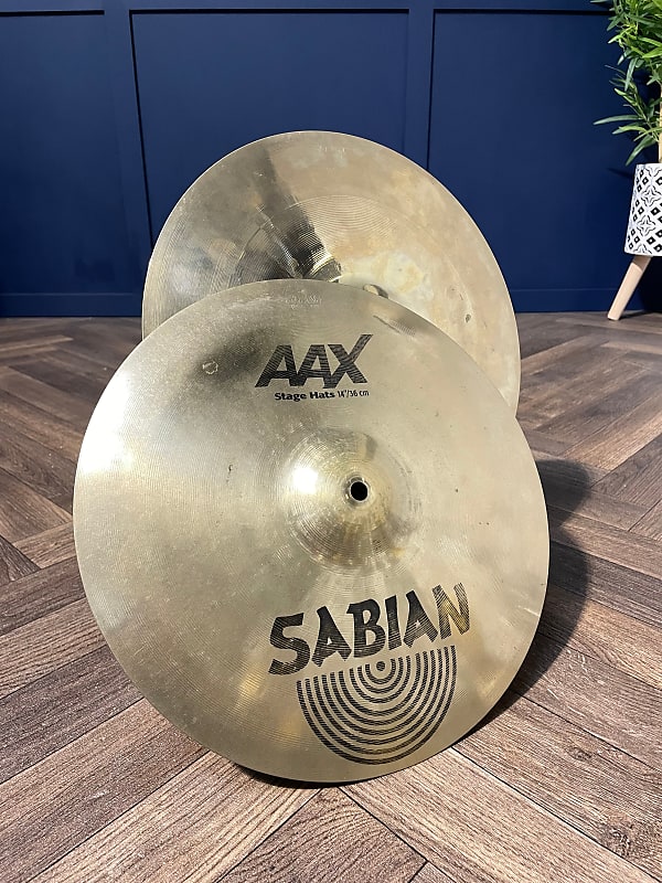 Sabian AAX Stage Hi Hats 14”/36cm Hi Hat Cymbals (Pair) | Reverb UK