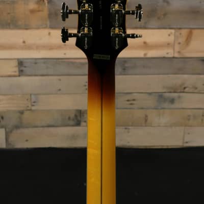 D'Angelico Excel DC XT Hollowbody Guitar Iced Tea Burst w/ Case image 7