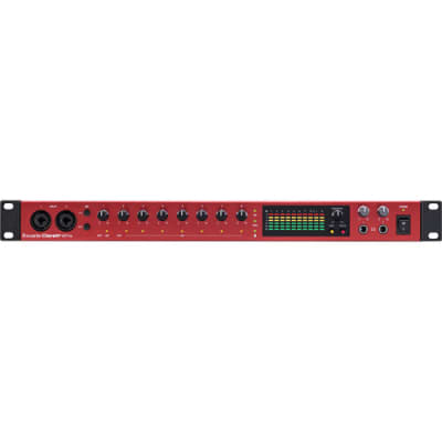 Focusrite Clarett+ 8Pre Rackmount 18x20 USB Type-C Audio/MIDI Interface image 2