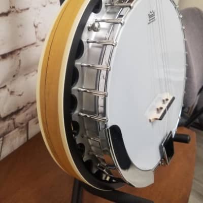 Oscar Schmidt OB5SP Banjo With Spalted Maple Resonator | Reverb