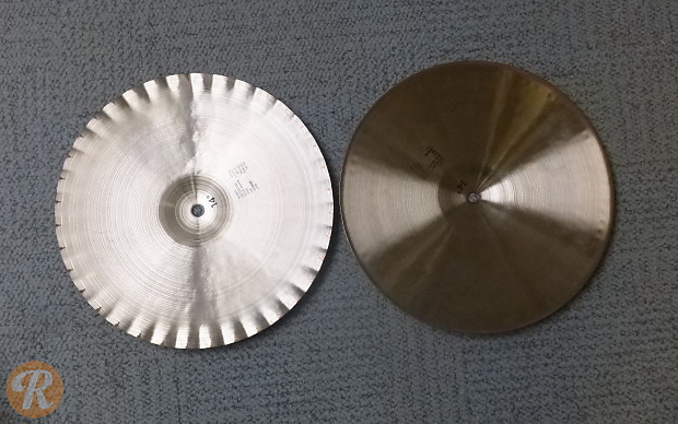 Paiste 14" 2002 "Black Label" Sound Edge Hi-Hat Cymbals (Pair) 1971 - 1980 image 2