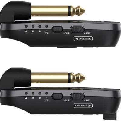 NuX B-2 PLUS Wireless Guitar System 2.4GHz Microphone with 60-Feet Line-of-Sight image 4