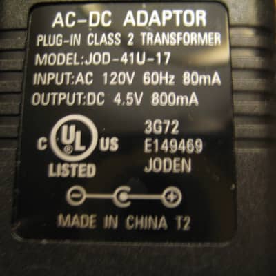 AC-DC Power Supply DC 4.5V 800mA | Reverb
