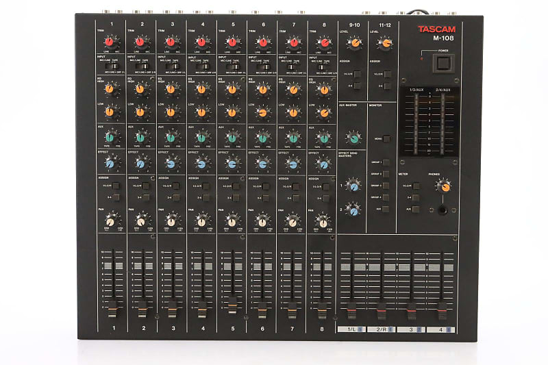 TASCAM M-108 8チャンネル入力アナログミキサー TASCAM M-108 8